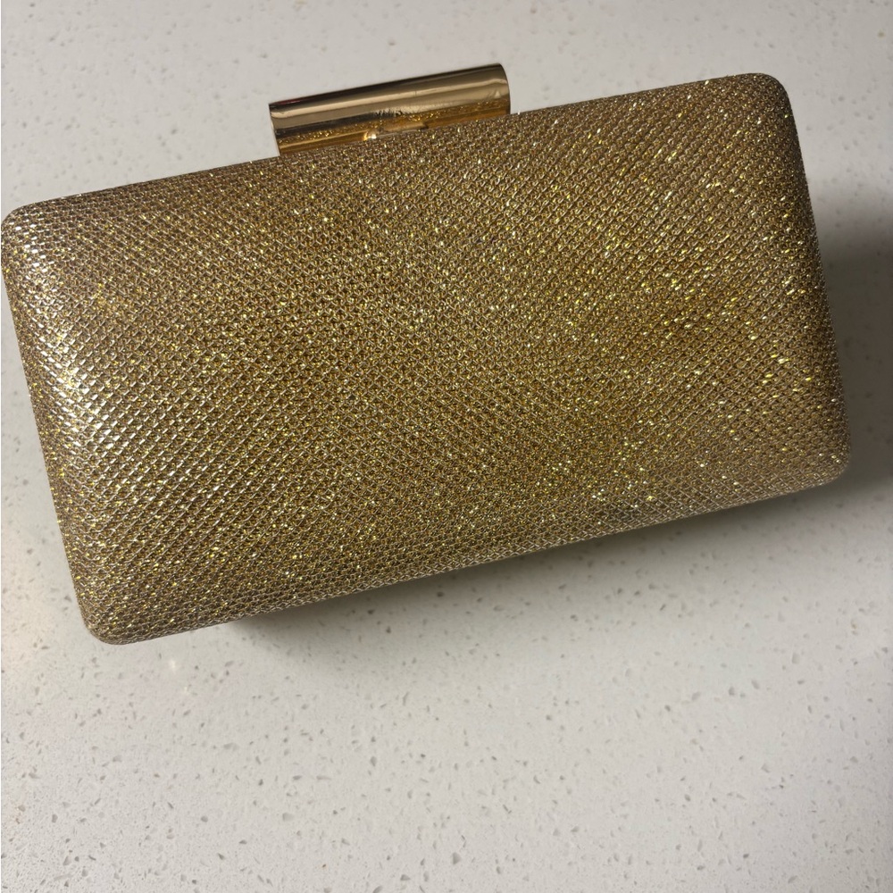 Elegant Gold Clutch Bag